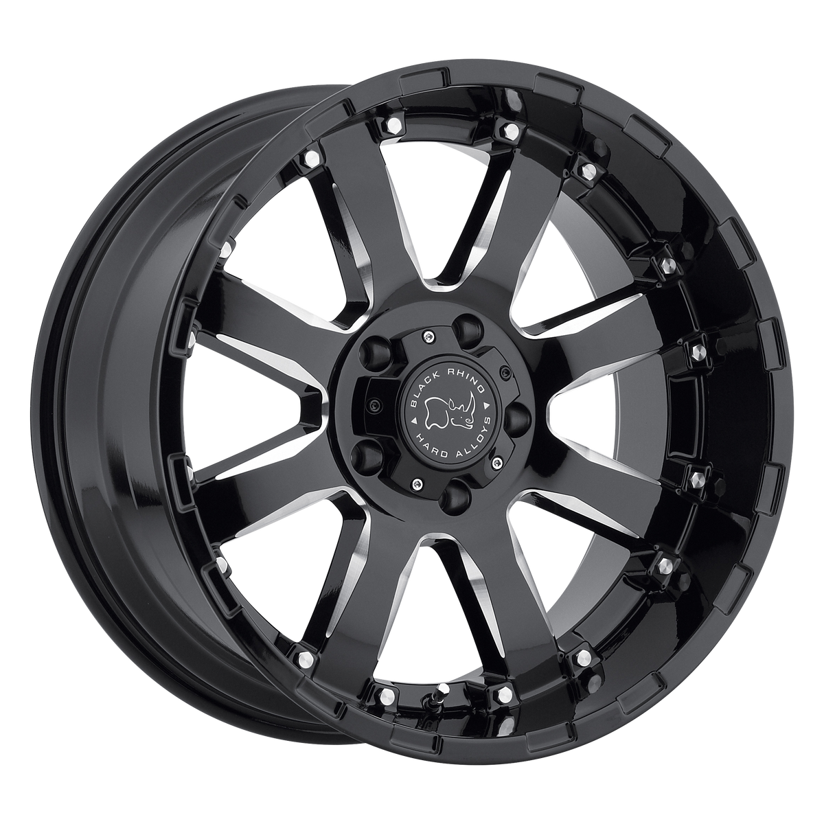 Black Rhino SIERRA | GLOSS BLACK MILLED wheel