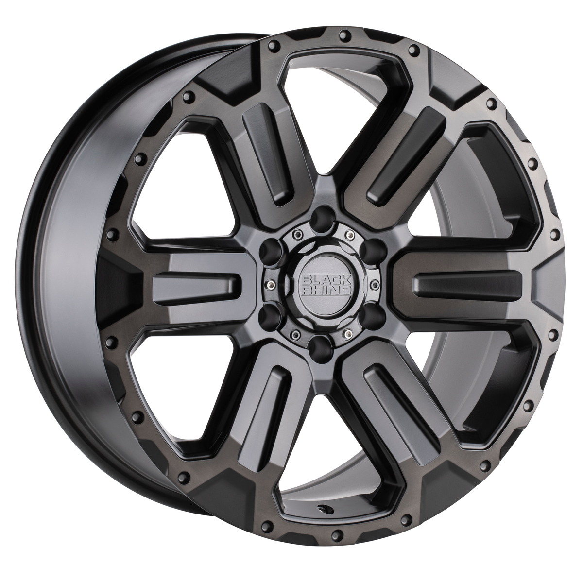 Black Rhino WANAKA | MATTE GUNMETAL W/ BRUSHED FACE & GUNMETAL TINT wheel