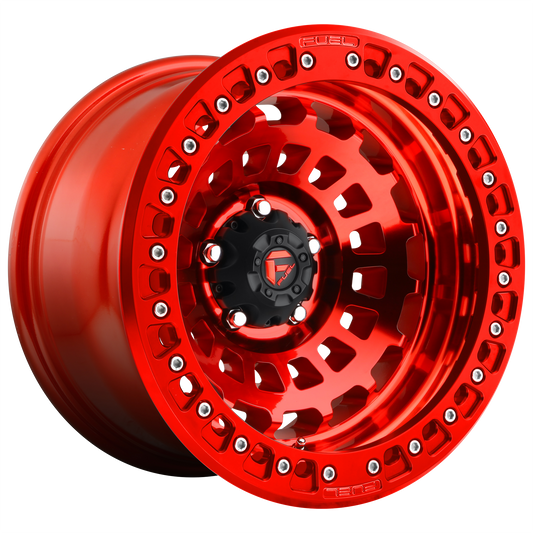 Fuel Off-Road D100 ZEPHYR BEADLOCK CANDY RED wheel