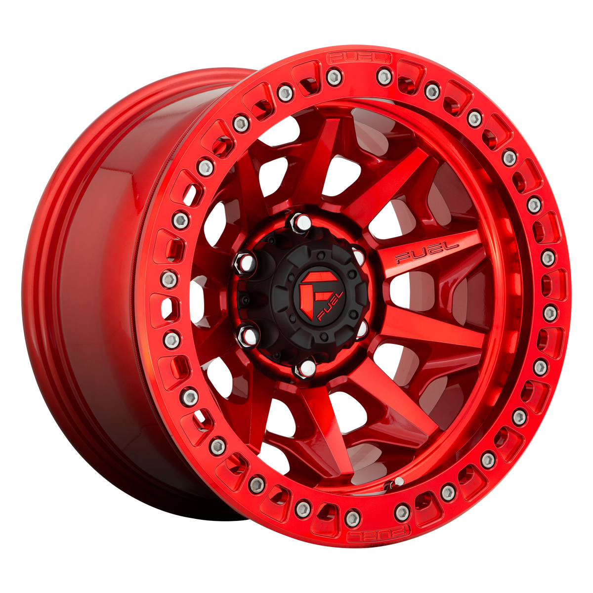 Fuel Off-Road D113 COVERT BEADLOCK | CANDY RED wheel