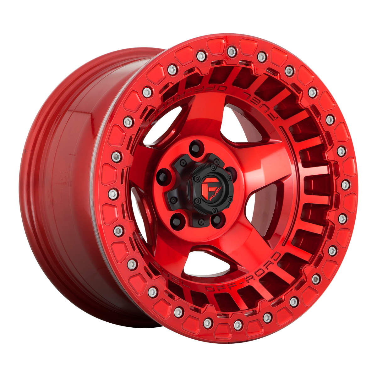 Fuel Off-Road D117 WARP BEADLOCK | CANDY RED wheel