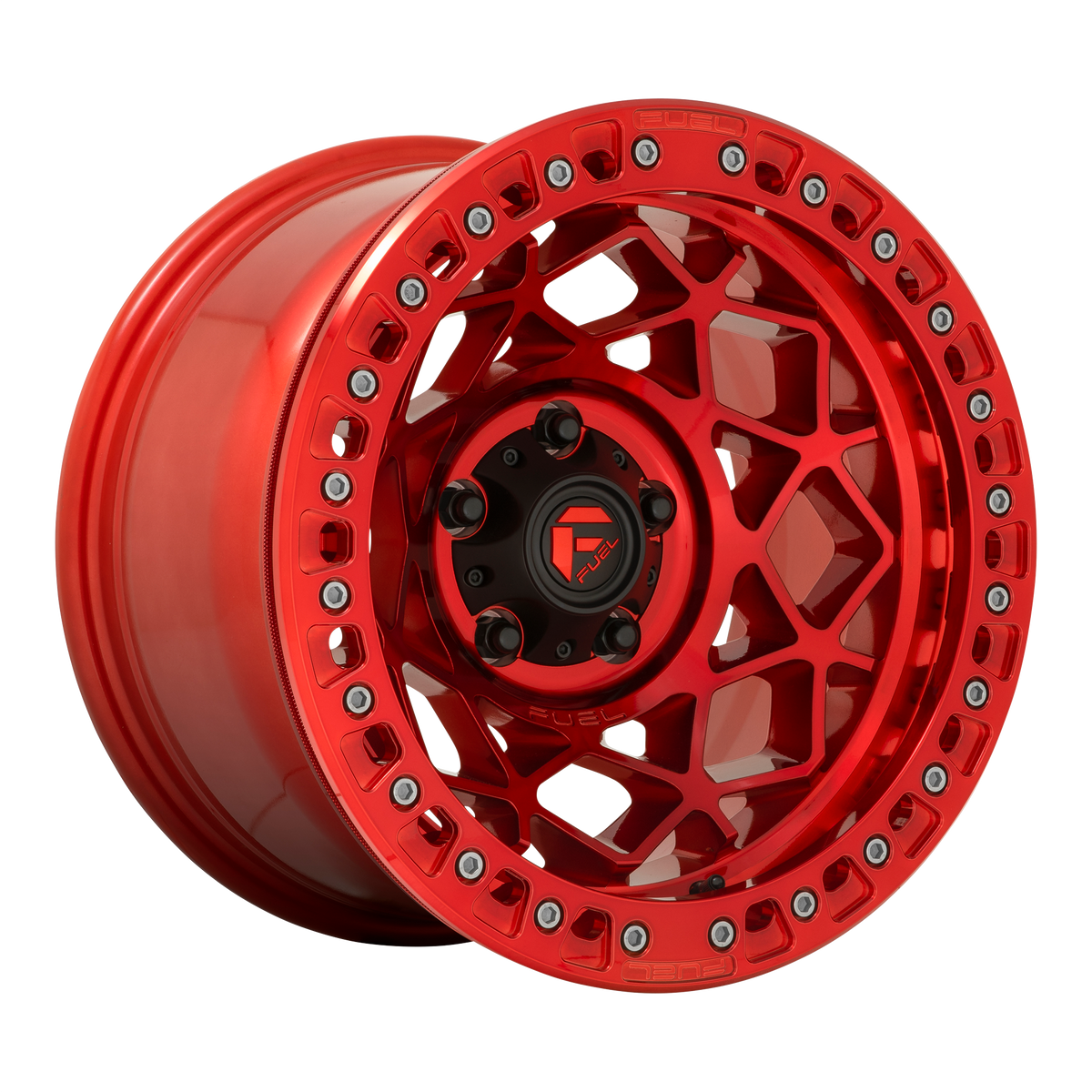 Fuel Off-Road D121 UNIT BEADLOCK CANDY RED wheel