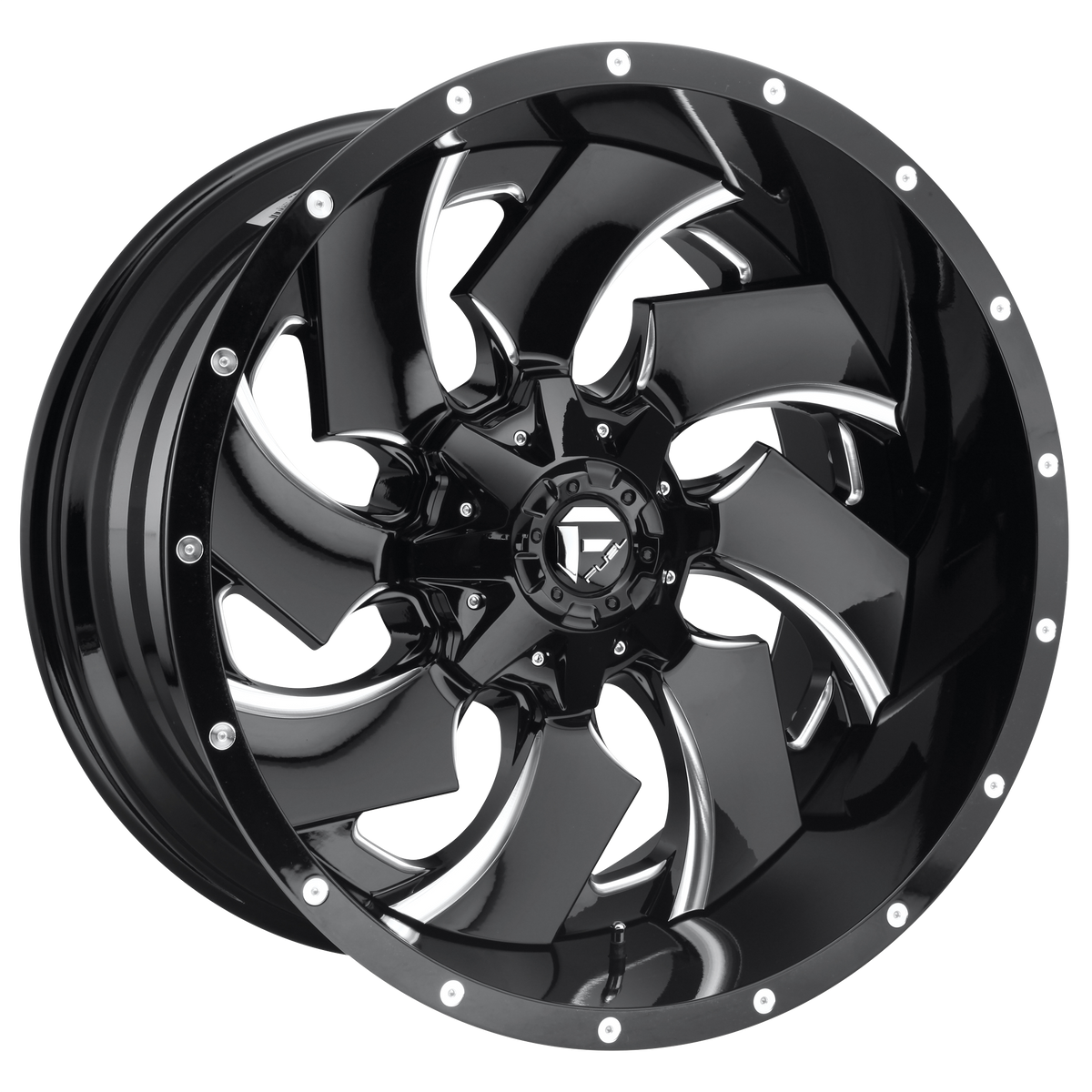 Fuel Off-Road D239 CLEAVER GLOSS BLACK MILLED wheel