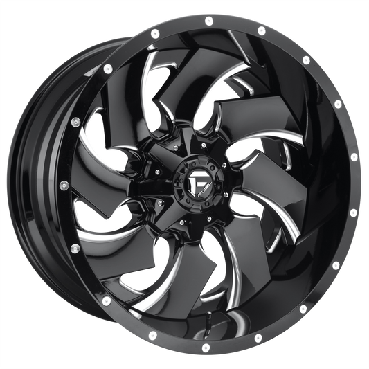 Fuel Off-Road D239 CLEAVER GLOSS BLACK MILLED wheel