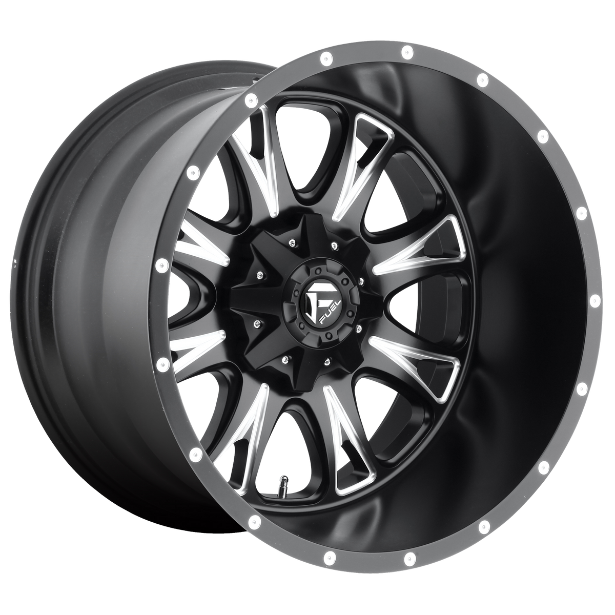 Fuel Off-Road D513 THROTTLE MATTE BLACK MILLED wheel