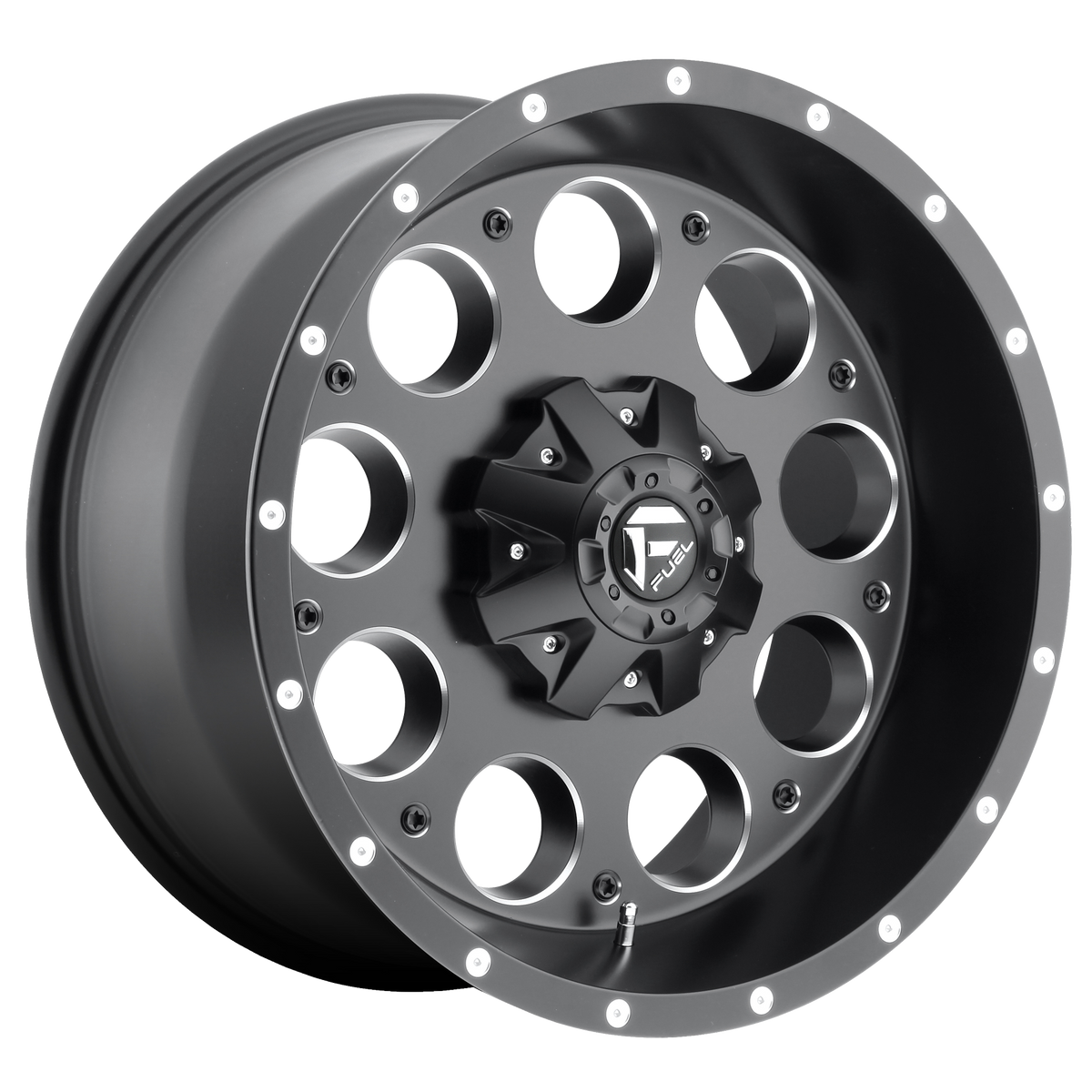 Fuel Off-Road D525 REVOLVER MATTE BLACK MILLED wheel