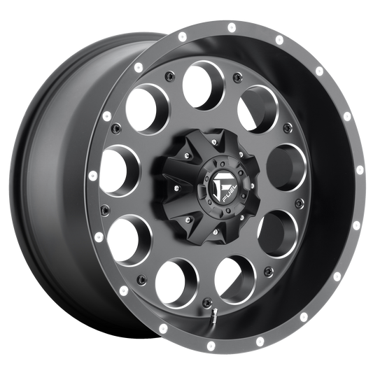 Fuel Off-Road D525 REVOLVER | MATTE BLACK MILLED wheel
