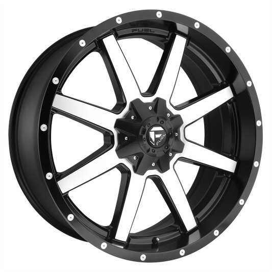 Fuel Off-Road D537 MAVERICK MATTE BLACK MACHINED wheel