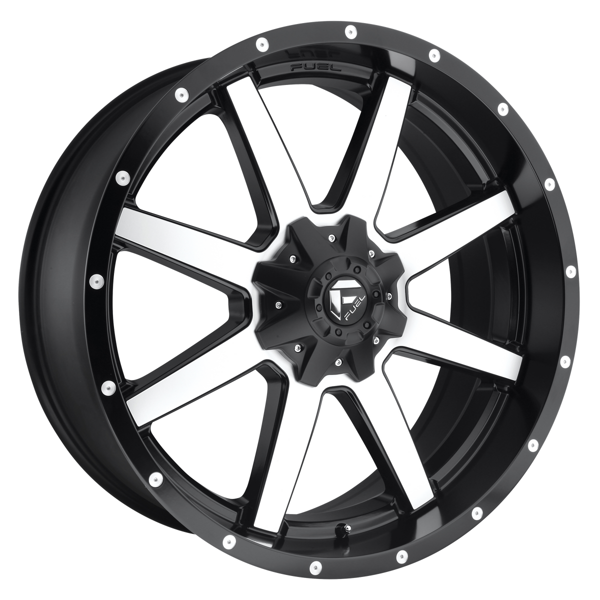 Fuel Off-Road D537 MAVERICK | MATTE BLACK MACHINED wheel