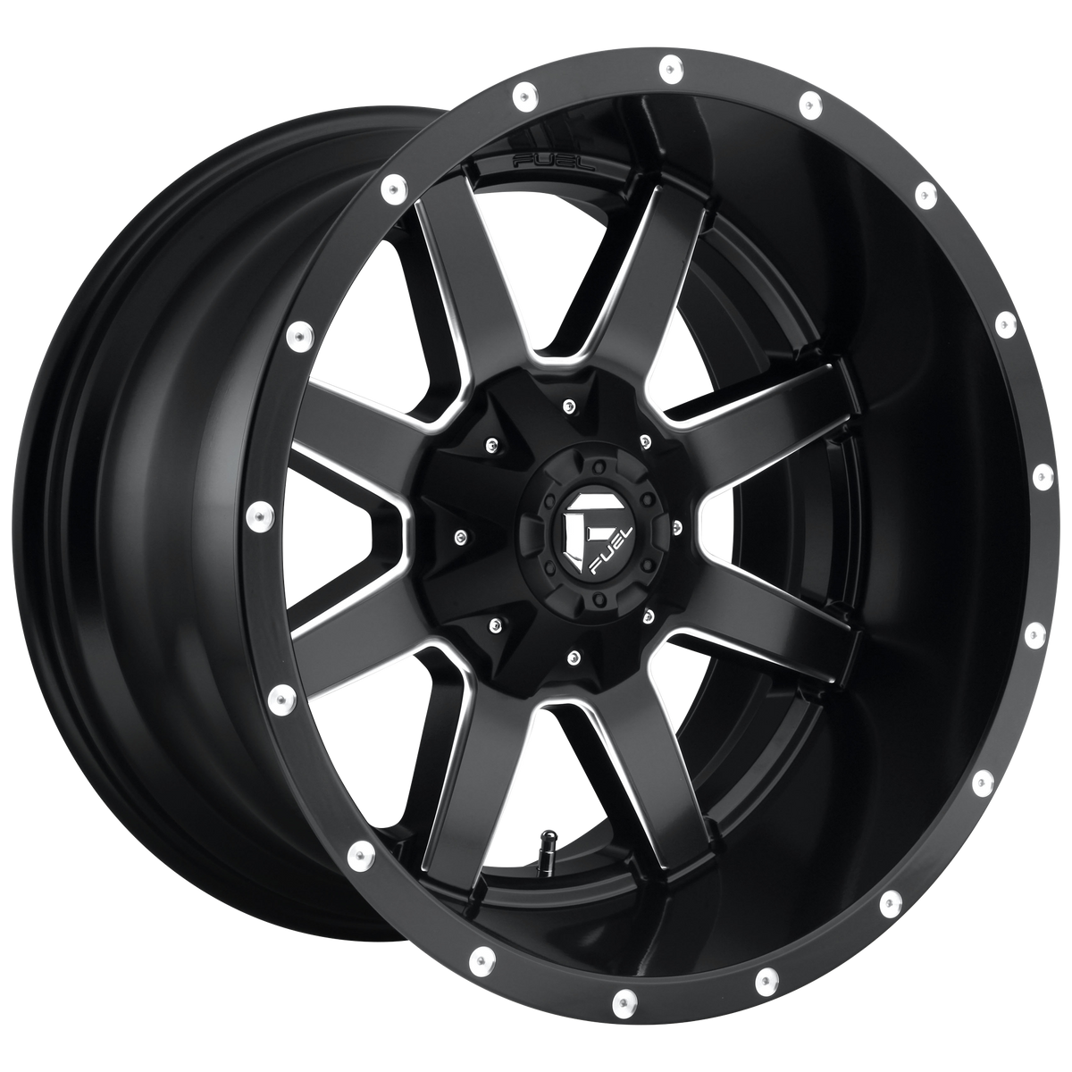 Fuel Off-Road D538 MAVERICK MATTE BLACK MILLED wheel