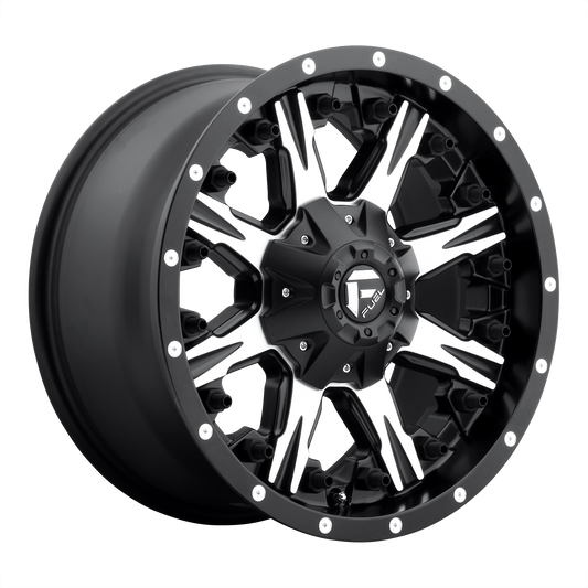 Fuel Off-Road D541 NUTZ MATTE BLACK MACHINED wheel