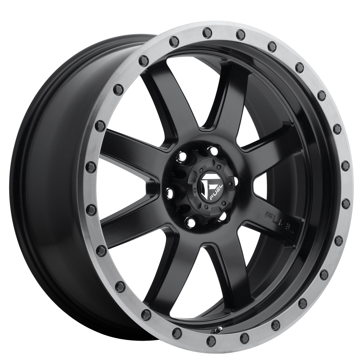 Fuel Off-Road D551 TROPHY MATTE BLACK GUNMETAL RING wheel