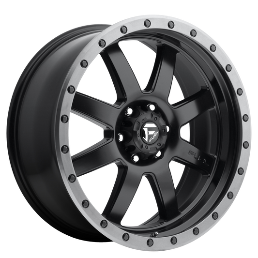 Fuel Off-Road D551 TROPHY MATTE BLACK GUNMETAL RING wheel