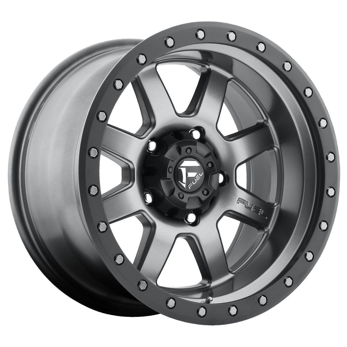 Fuel Off-Road D552 TROPHY MATTE GUNMETAL BLACK BEAD RING wheel