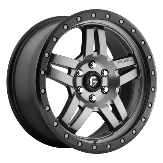 Fuel Off-Road D558 ANZA MATTE GUNMETAL BLACK BEAD RING wheel