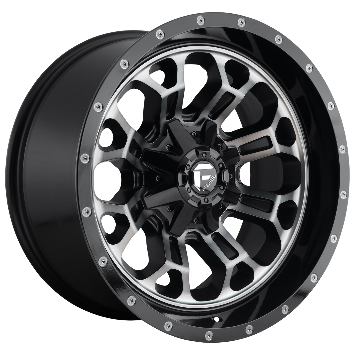 Fuel Off-Road D561 CRUSH GLOSS MACHINED DOUBLE DARK TINT wheel