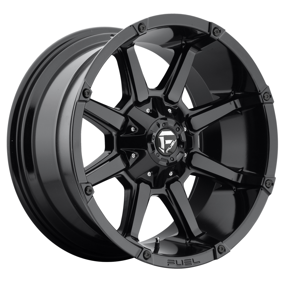Fuel Off-Road D575 COUPLER GLOSS BLACK wheel