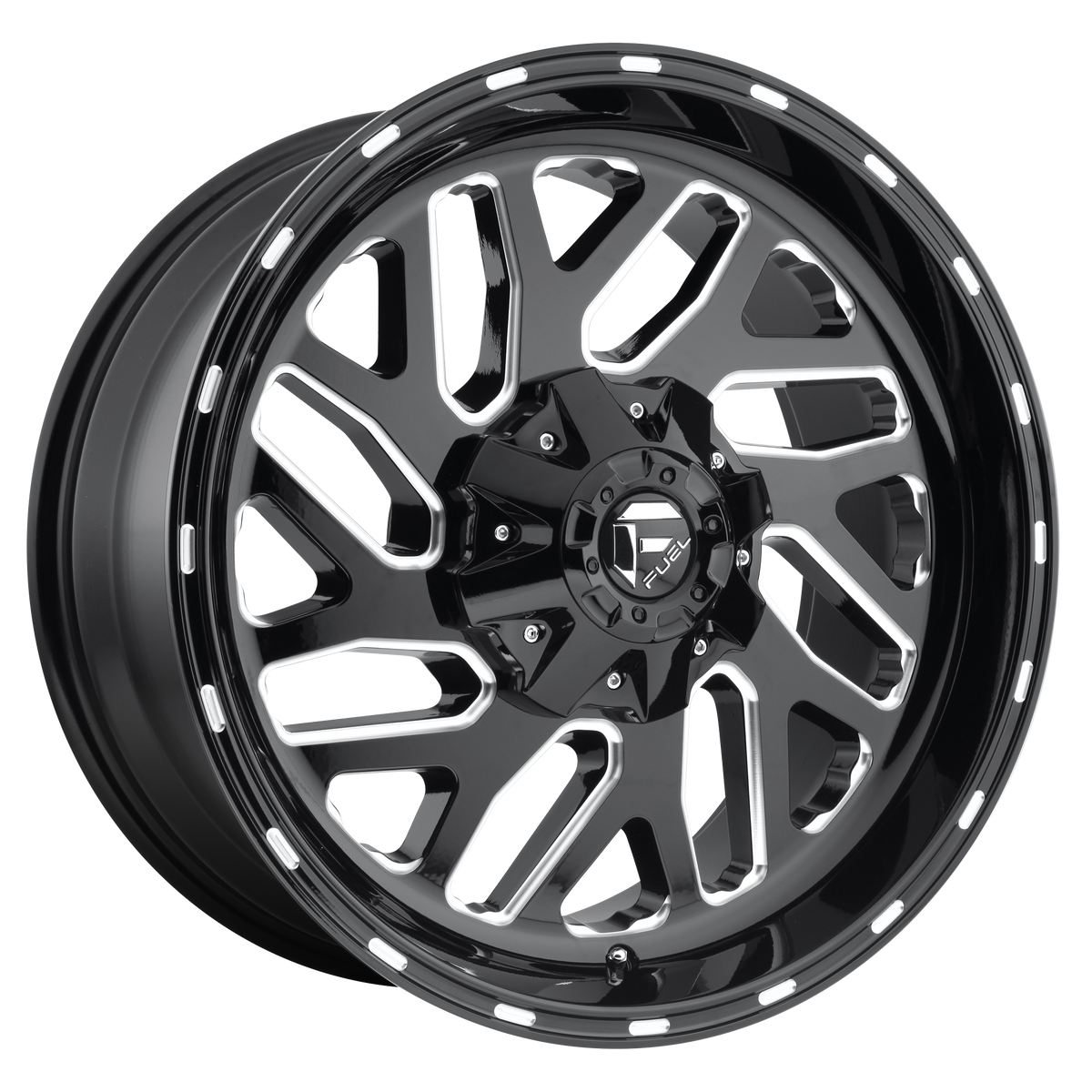 Fuel Off-Road D581 TRITON GLOSS BLACK MILLED wheel