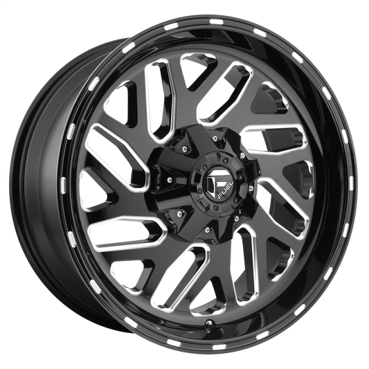 Fuel Off-Road D581 TRITON GLOSS BLACK MILLED wheel