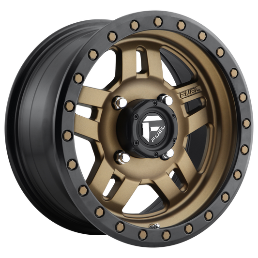 Fuel Off-Road D583 ANZA MATTE BRONZE BLACK BEAD RING wheel