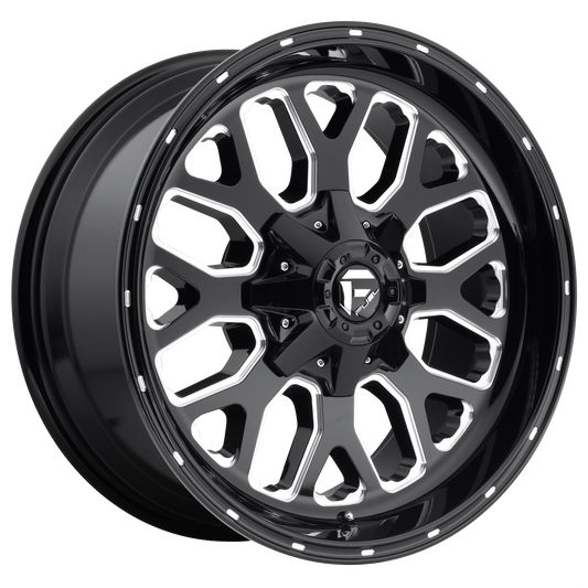 Fuel Off-Road D588 TITAN GLOSS BLACK MILLED wheel