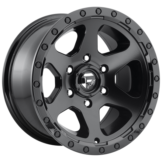 Fuel Off-Road D589 RIPPER MATTE BLACK GLOSS BLACK LIP wheel