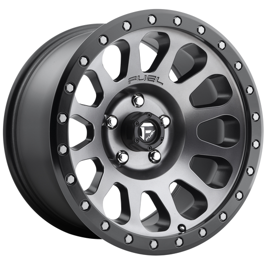 Fuel Off-Road D601 VECTOR MATTE GUNMETAL BLACK BEAD RING wheel