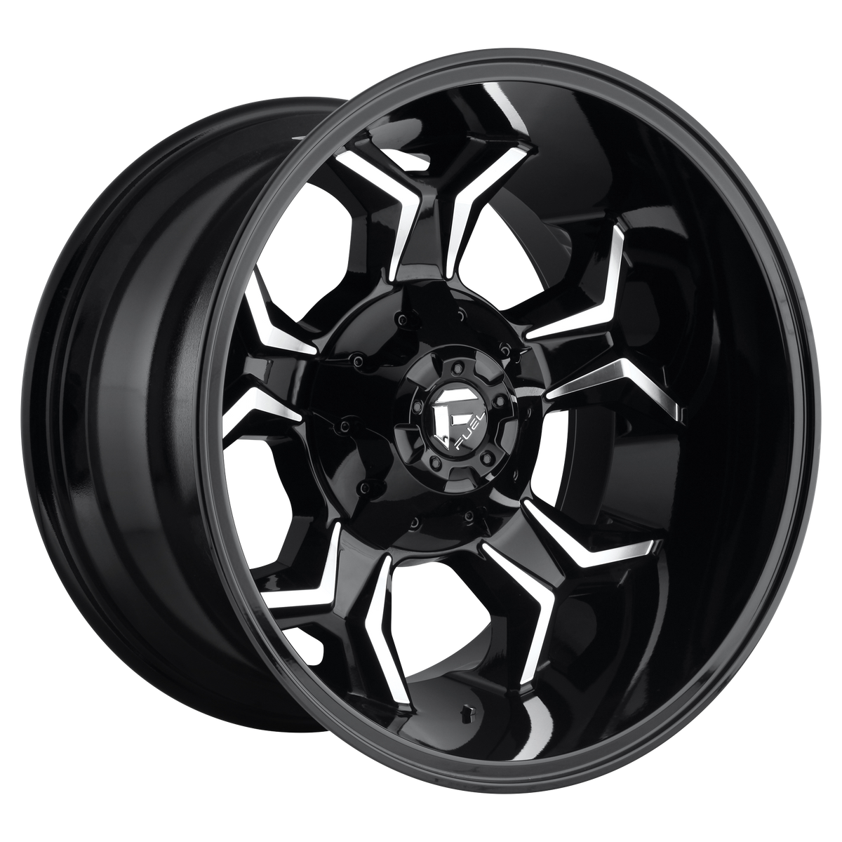 Fuel Off-Road D606 AVENGER GLOSS BLACK MILLED wheel