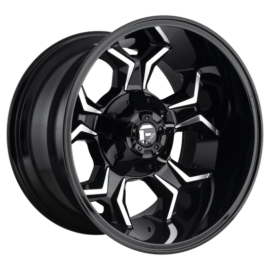 Fuel Off-Road D606 AVENGER GLOSS BLACK MILLED wheel