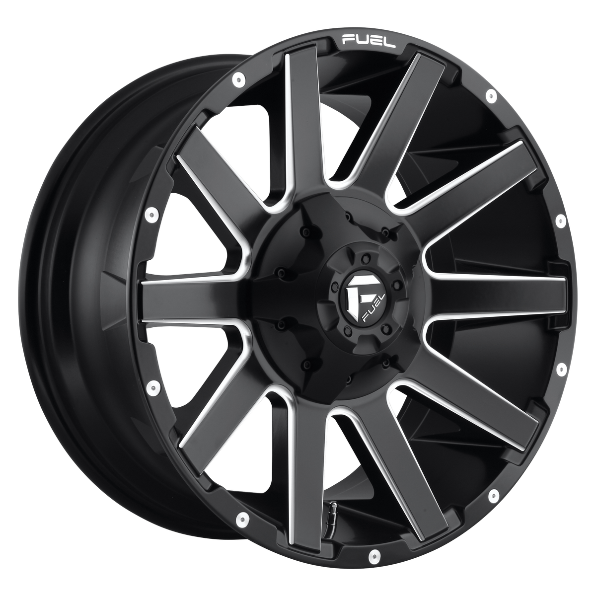 Fuel Off-Road D616 CONTRA MATTE BLACK MILLED wheel