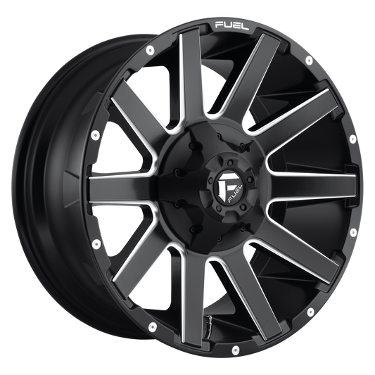 Fuel Off-Road D616 CONTRA MATTE BLACK MILLED wheel