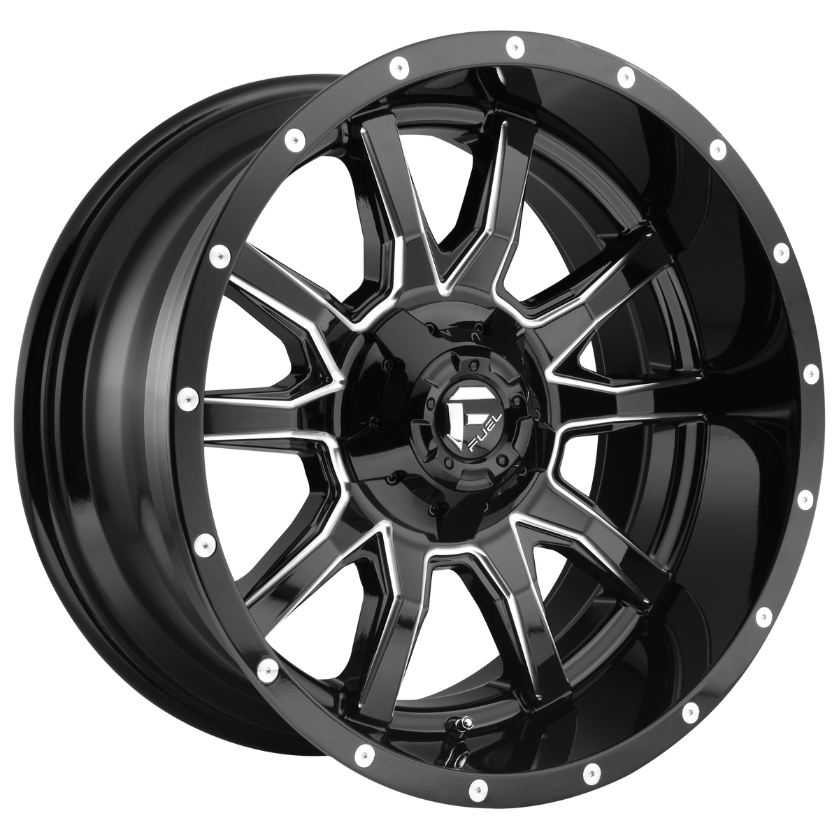 Fuel Off-Road D627 VANDAL GLOSS BLACK MILLED wheel