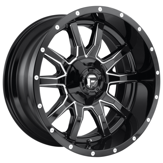 Fuel Off-Road D627 VANDAL GLOSS BLACK MILLED wheel