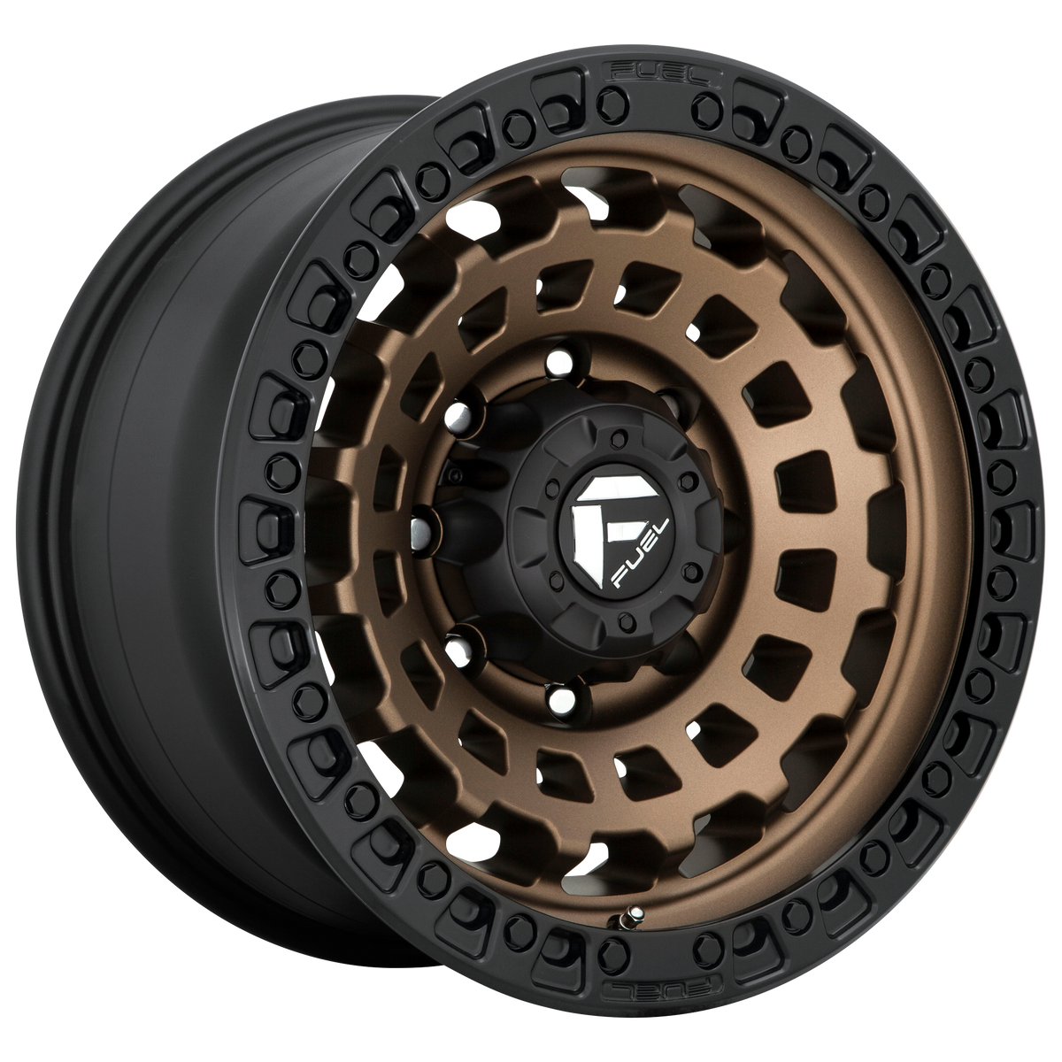 Fuel Off-Road D634 ZEPHYR MATTE BRONZE BLACK BEAD RING wheel