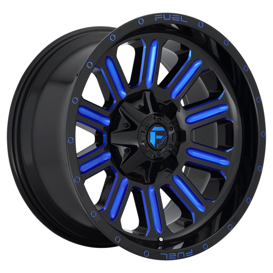 Fuel Off-Road D646 HARDLINE | GLOSS BLACK W/ BLUE TINT wheel