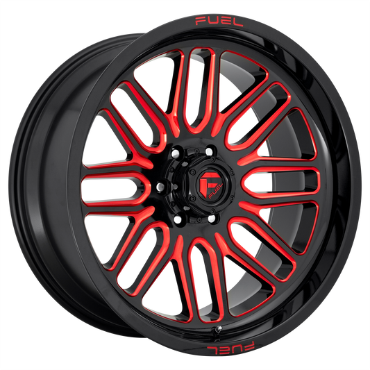 Fuel Off-Road D663 IGNITE | GLOSS BLACK W/ RED TINT wheel