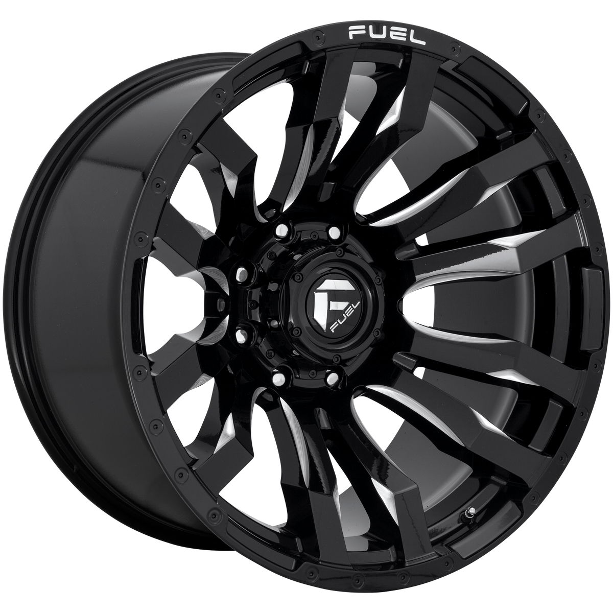 Fuel Off-Road D673 BLITZ GLOSS BLACK MILLED wheel