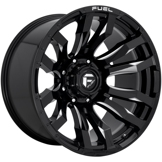 Fuel Off-Road D673 BLITZ GLOSS BLACK MILLED wheel