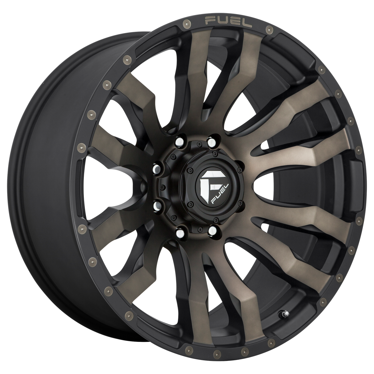 Fuel Off-Road D674 BLITZ | MATTE BLACK DOUBLE DARK TINT wheel
