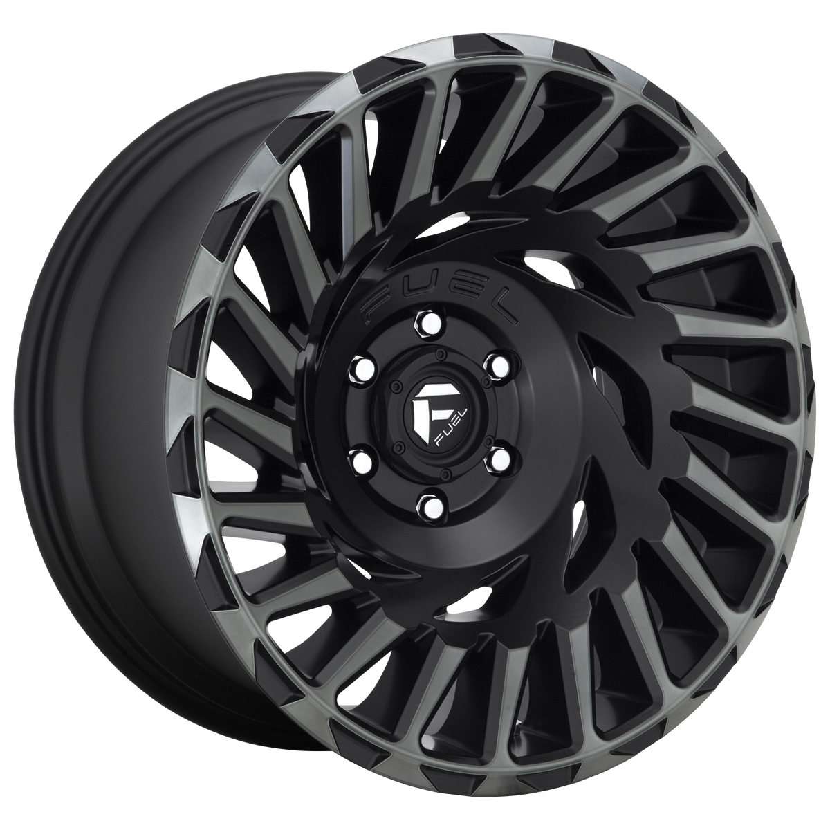 Fuel Off-Road D683 CYCLONE MATTE MACHINED DOUBLE DARK TINT wheel