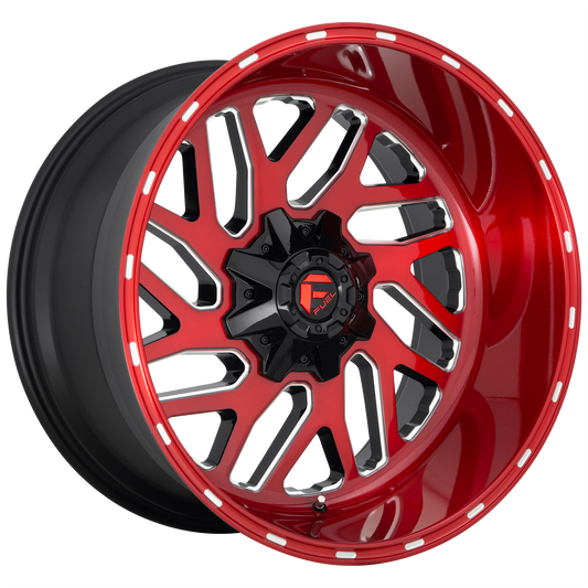Fuel Off-Road D691 TRITON CANDY RED MILLED wheel