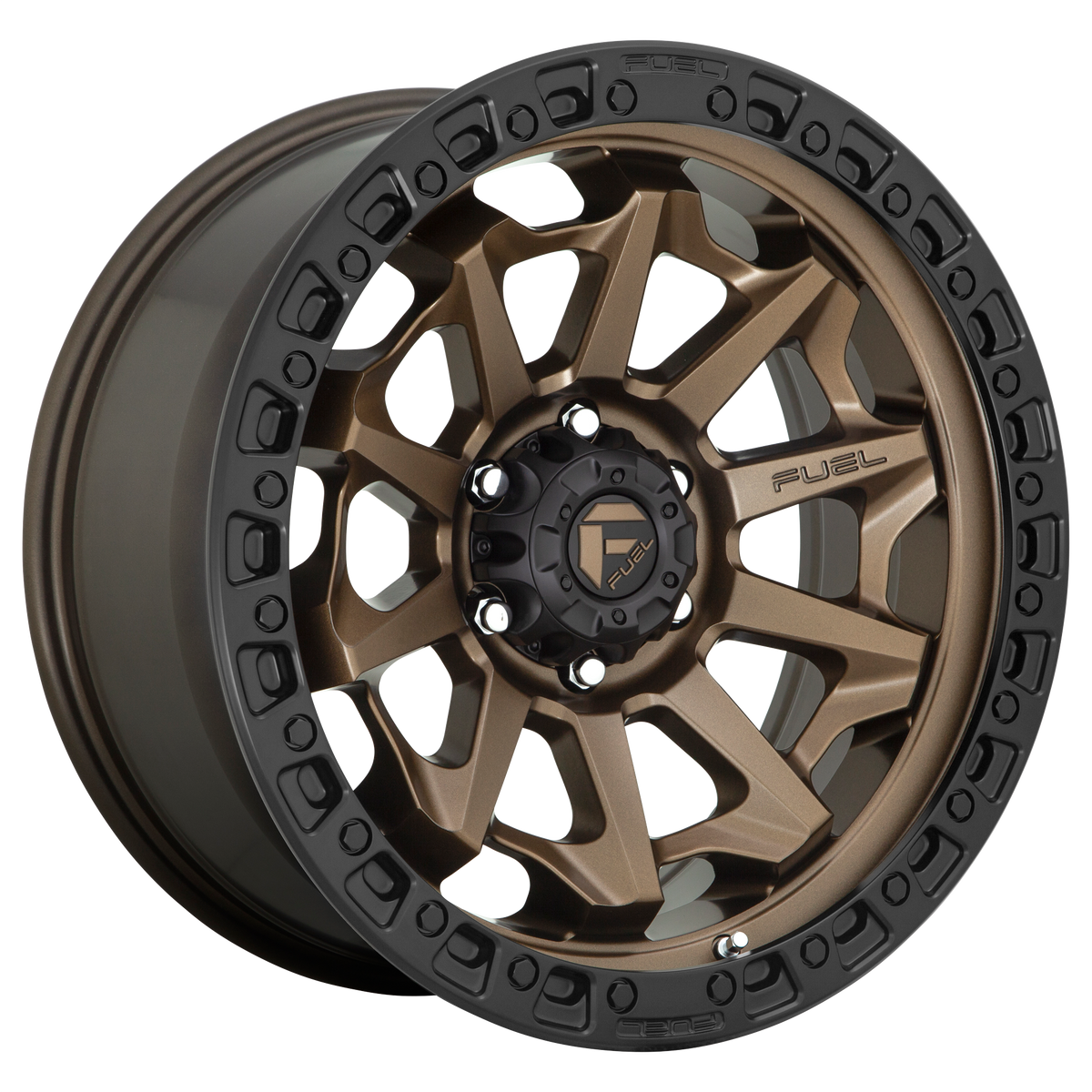 Fuel Off-Road D696 COVERT MATTE BRONZE BLACK BEAD RING wheel