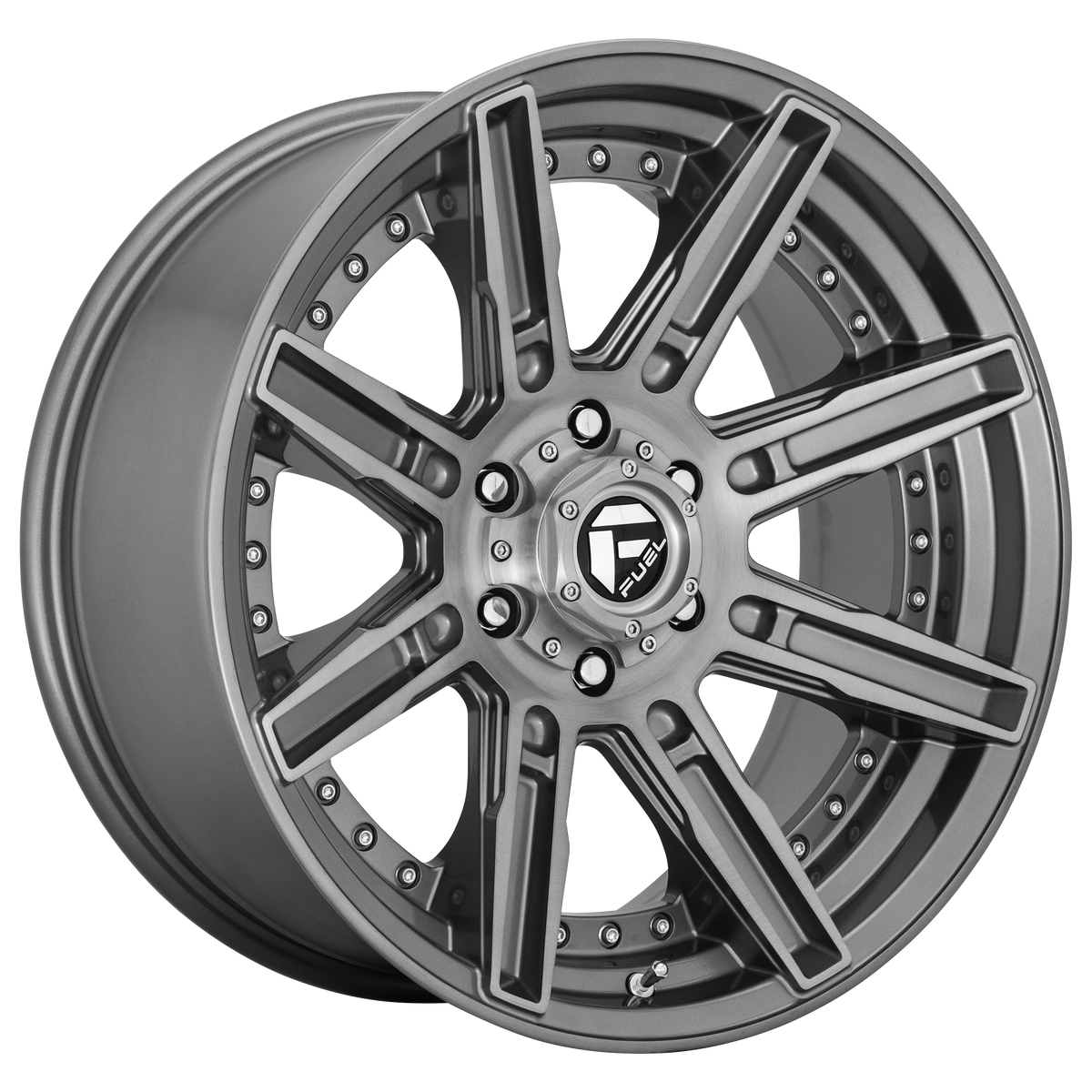 Fuel Off-Road D710 ROGUE PLATINUM BRUSHED GUNMETAL wheel