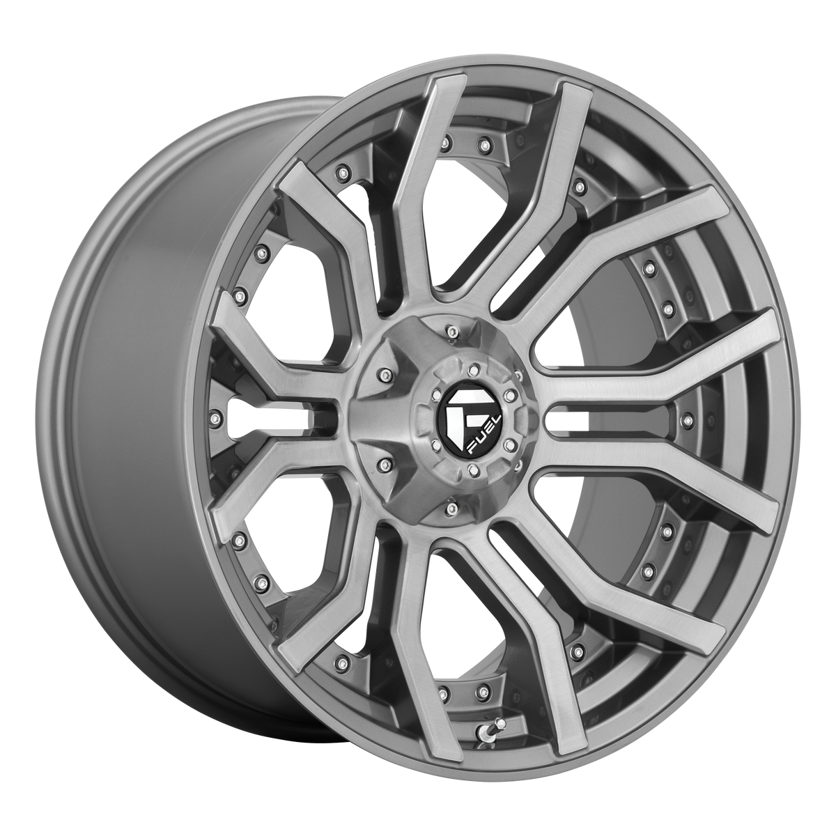 Fuel Off-Road D713 RAGE PLATINUM | BRUSHED GUNMETAL wheel