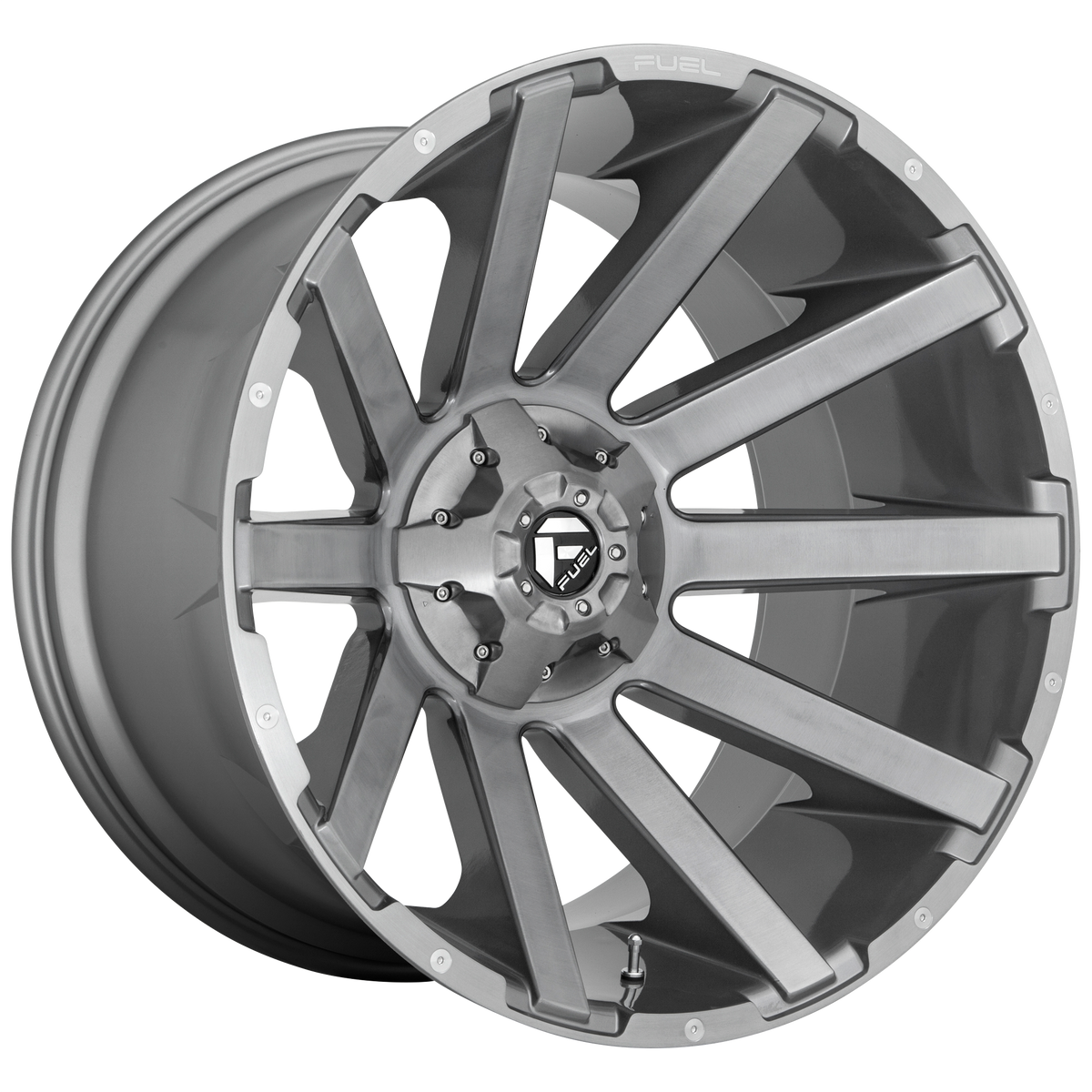 Fuel Off-Road D714 CONTRA PLATINUM BRUSHED GUNMETAL wheel