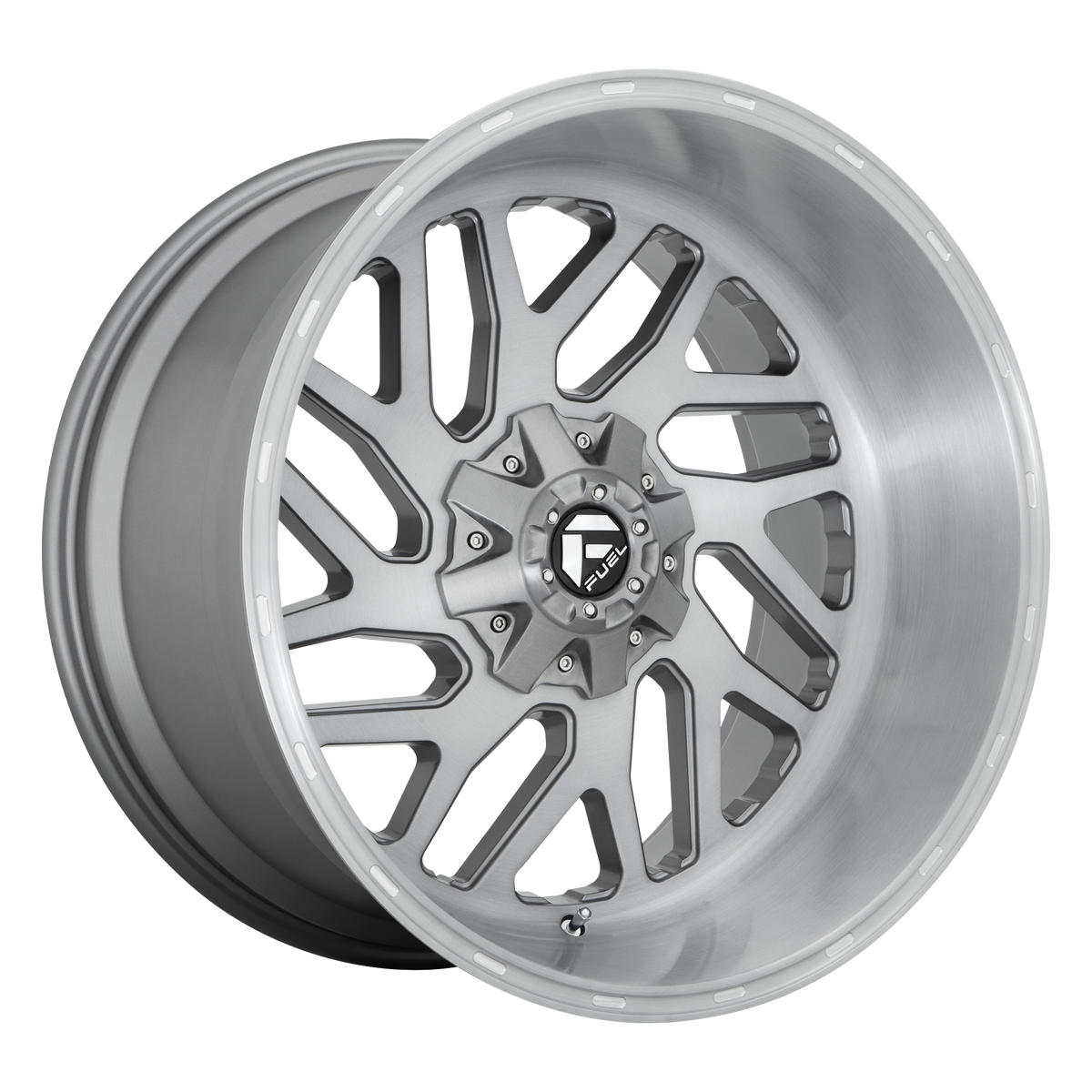 Fuel Off-Road D715 TRITON PLATINUM BRUSHED GUNMETAL wheel
