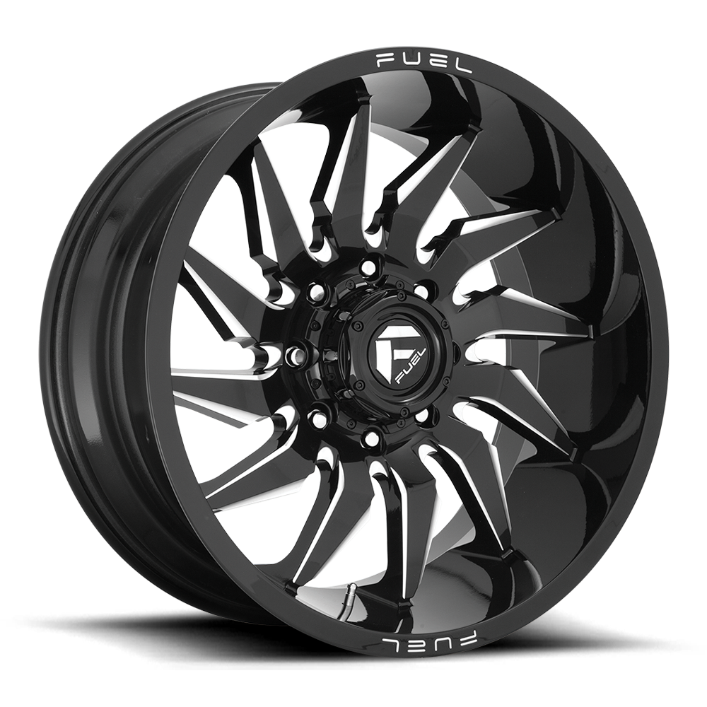 Fuel Off-Road D744 SABER GLOSS BLACK MILLED wheel