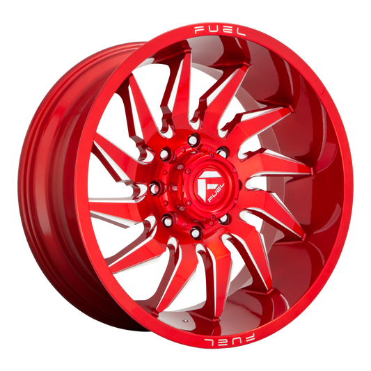Fuel Off-Road D745 SABER CANDY RED MILLED wheel