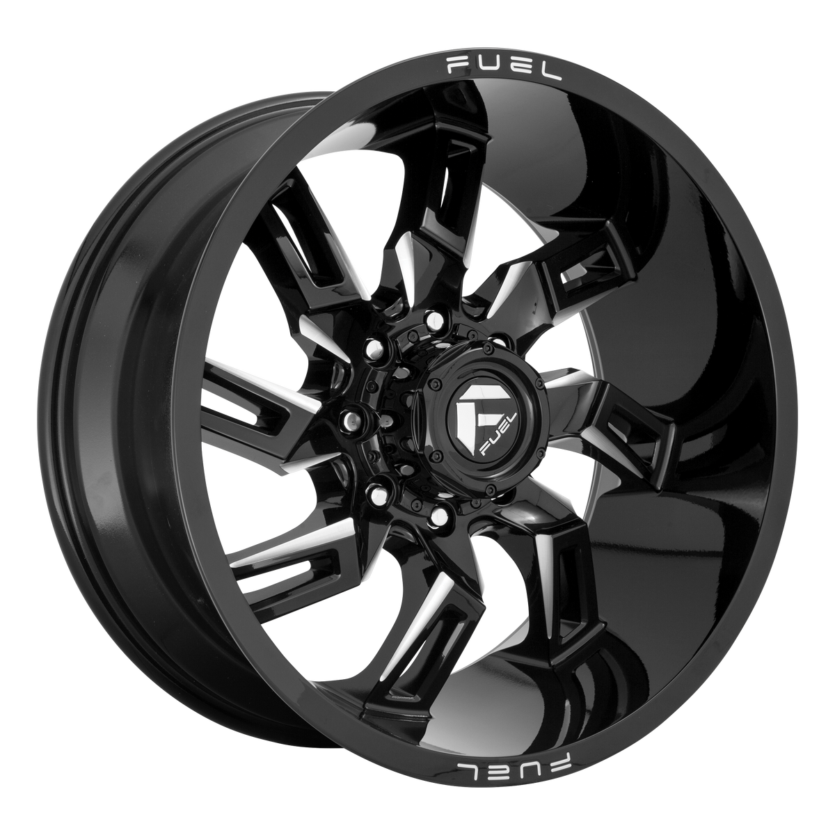 Fuel Off-Road D747 LOCKDOWN | GLOSS BLACK MILLED wheel