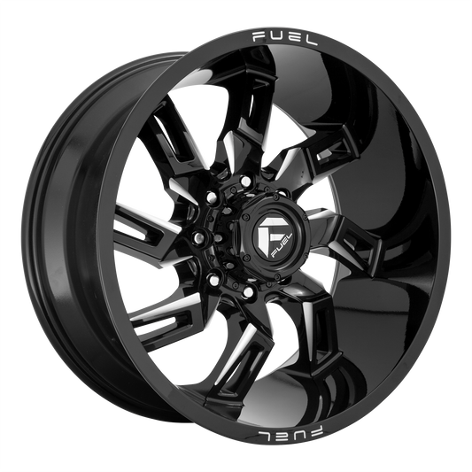 Fuel Off-Road D747 LOCKDOWN | GLOSS BLACK MILLED wheel
